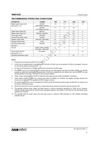 WM5102SECS/R Datasheet Page 14