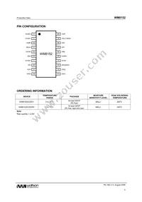 WM8152SCDS/RV Datasheet Page 3