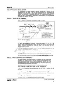 WM8196SCDS/V Datasheet Page 16