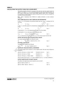 WM8214SCDS/RV Datasheet Page 20