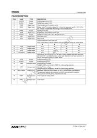 WM8259SCDS/V Datasheet Page 4