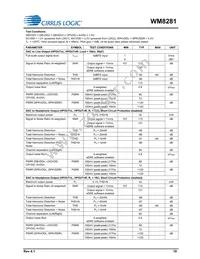 WM8281ECS/R Datasheet Page 19