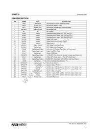 WM8510GEDS/V Datasheet Page 4