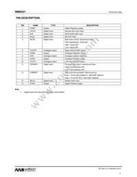 WM8521CHCGED Datasheet Page 4