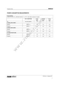 WM8524CGEDT/R Datasheet Page 7