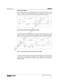 WM8524CGEDT/R Datasheet Page 13