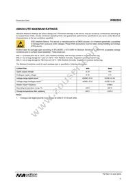 WM8569SEDS/V Datasheet Page 5