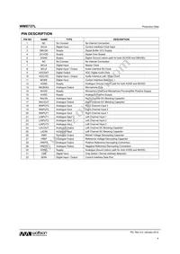 WM8737CLGEFL/R Datasheet Page 4