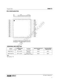 WM8770SIFT/RV Datasheet Page 3