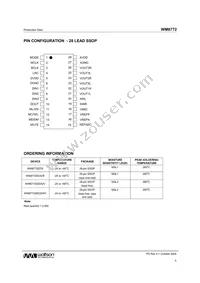 WM8772SEDS/RV Datasheet Page 5