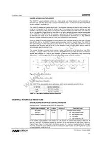 WM8775SEDS/RV Datasheet Page 21