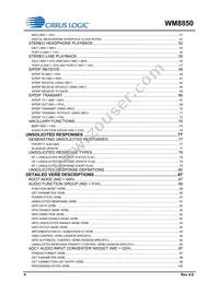 WM8850GEFL/V Datasheet Page 4