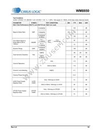 WM8850GEFL/V Datasheet Page 19