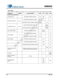 WM8850GEFL/V Datasheet Page 22