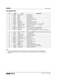 WM8941GEFL/RV Datasheet Page 6