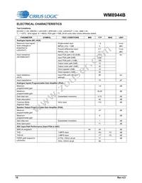 WM8944BECS/R Datasheet Page 10