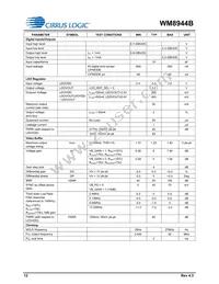 WM8944BECS/R Datasheet Page 12