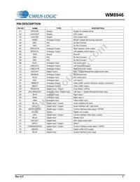 WM8946ECS/R Datasheet Page 7