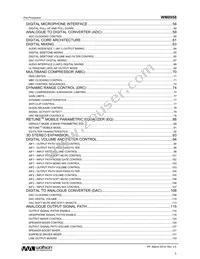 WM8958ECS/R Datasheet Page 3