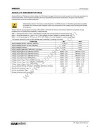 WM8958ECS/R Datasheet Page 12