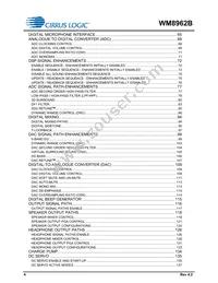 WM8962BECSN/R Datasheet Page 4