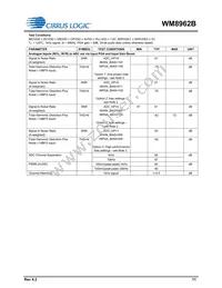 WM8962BECSN/R Datasheet Page 11