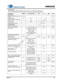 WM8962BECSN/R Datasheet Page 19