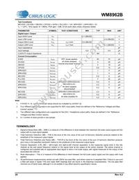 WM8962BECSN/R Datasheet Page 20