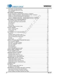 WM8962ECS/R Datasheet Page 4