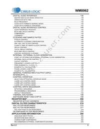 WM8962ECS/R Datasheet Page 5