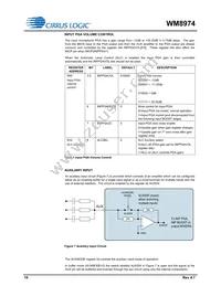 WM8974CGEFL/RV Datasheet Page 16