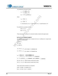 WM8974CGEFL/RV Datasheet Page 22