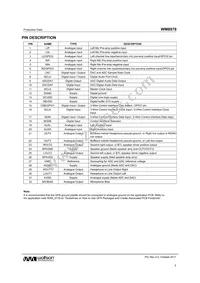 WM8978CGEFL/RV Datasheet Page 5