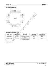 WM8985CGEFL/R Datasheet Page 5