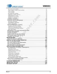 WM8993ECS/RV Datasheet Page 4