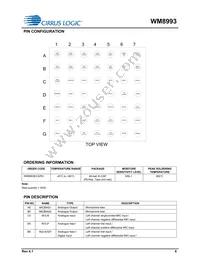 WM8993ECS/RV Datasheet Page 6