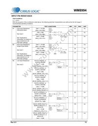 WM8994ECS/R Datasheet Page 15