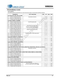 WM8994ECS/R Datasheet Page 17