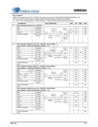 WM8994ECS/R Datasheet Page 21