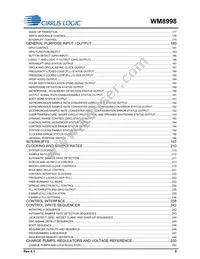 WM8998ECS/R Datasheet Page 5