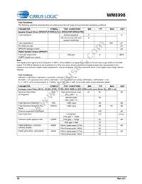 WM8998ECS/R Datasheet Page 16