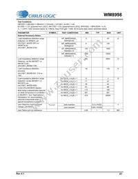 WM8998ECS/R Datasheet Page 23