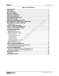 WM9082ECSN/R Datasheet Page 2