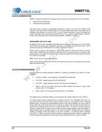 WM9713CLGEFL/RV Datasheet Page 20