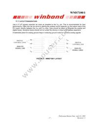 WMS7101100P Datasheet Page 17
