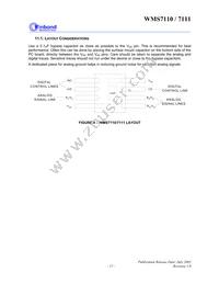 WMS7111100P Datasheet Page 17