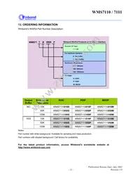 WMS7111100P Datasheet Page 21