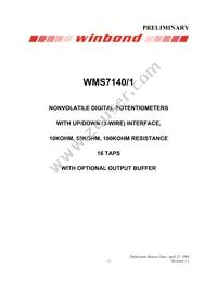 WMS7141100M Cover