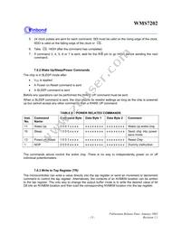 WMS7202100P Datasheet Page 13