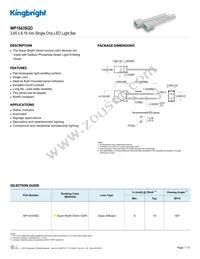 WP1043SGD Datasheet Cover